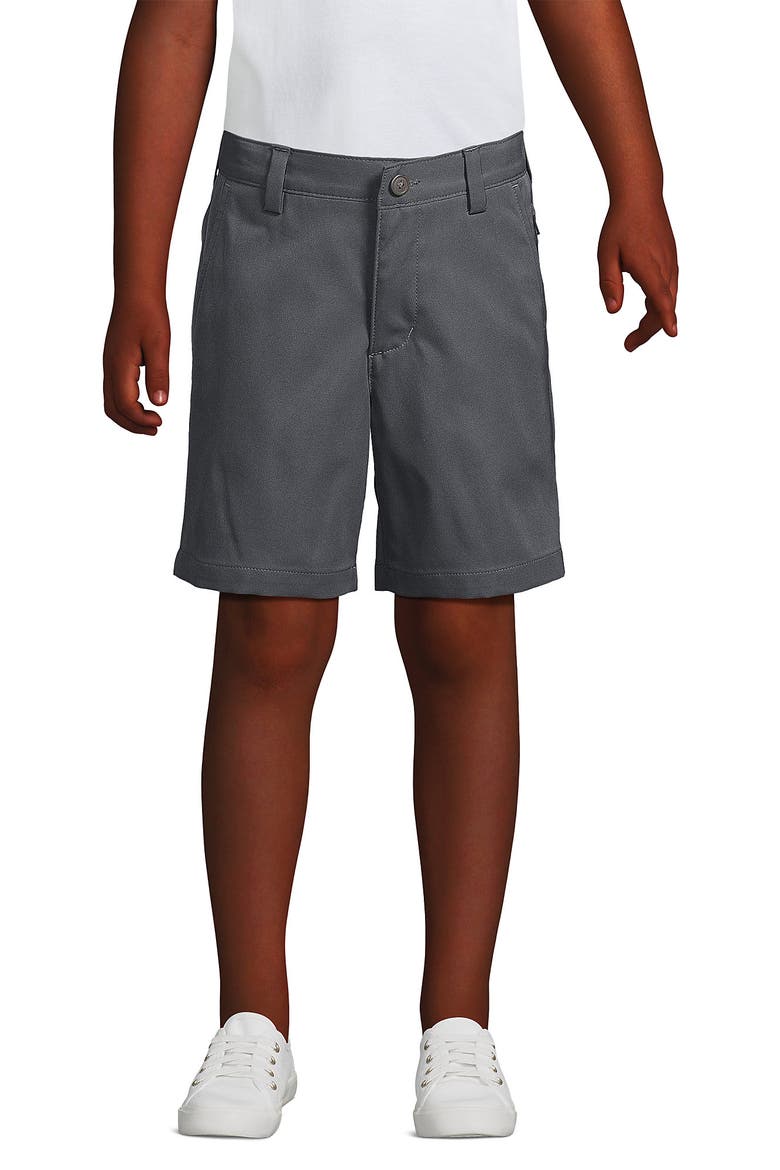 School Classic Boys Active Chino Shorts, Main, color, Arctic Gray