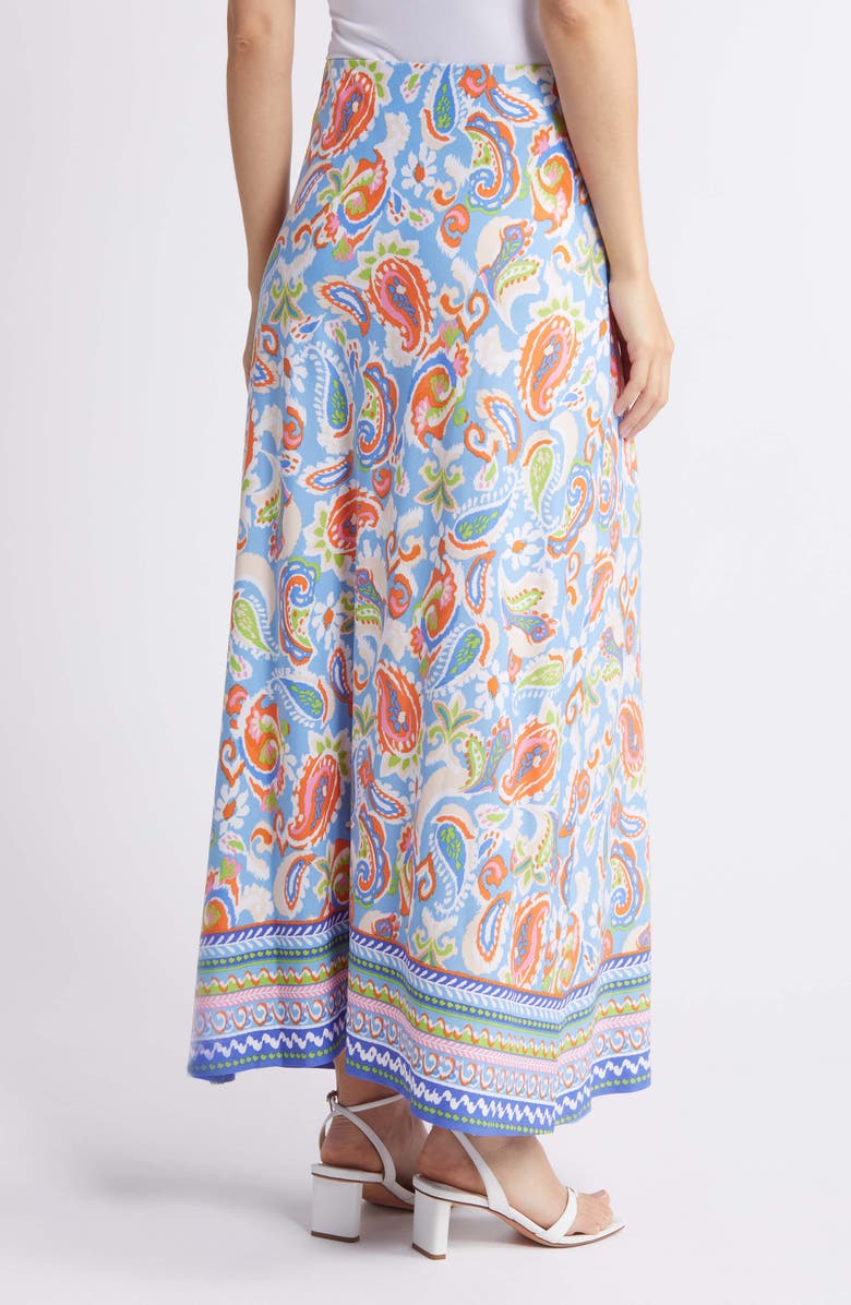 Vince Camuto Print Maxi Skirt, Alternate, color, 