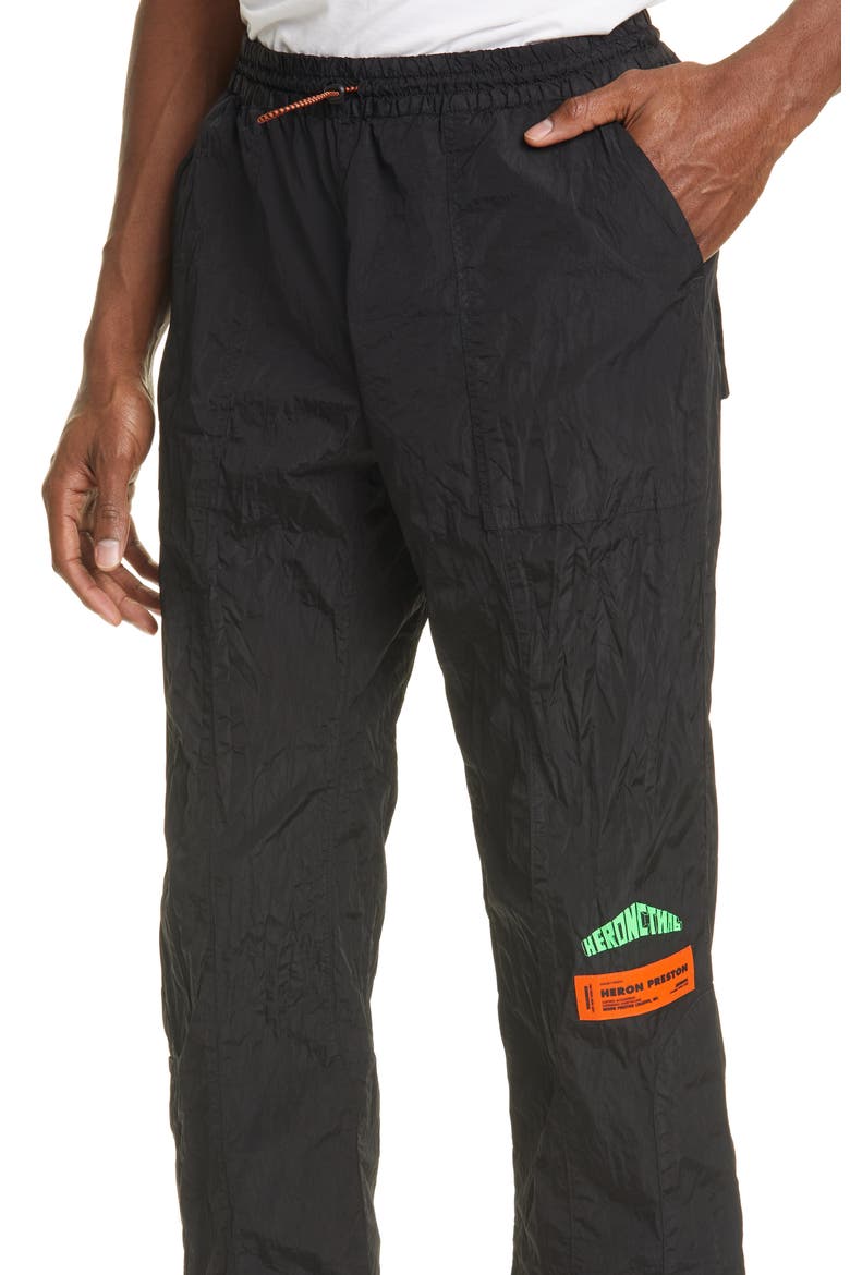 Windbreaker Pants, Alternate, color, BLACK GREEN