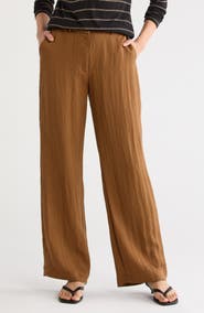 ELIE ELIE TAHARI Pleated Wide Leg Pants