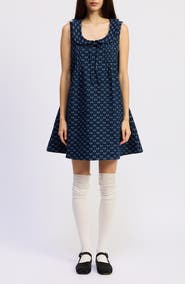 JACQUIE THE LABEL Violet Denim Minidress