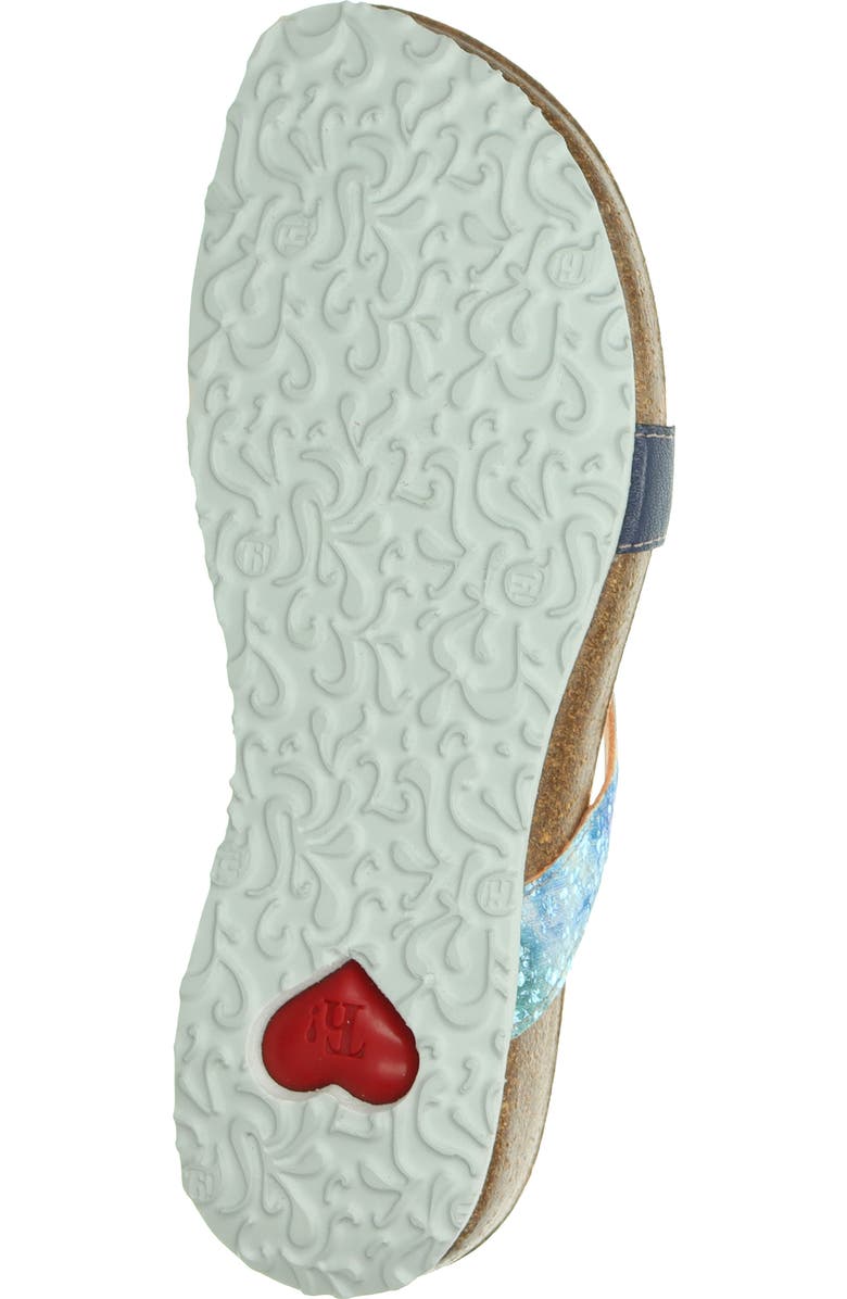 Think! 'Julia' Sandal, Alternate, color, Turkis/Kombi