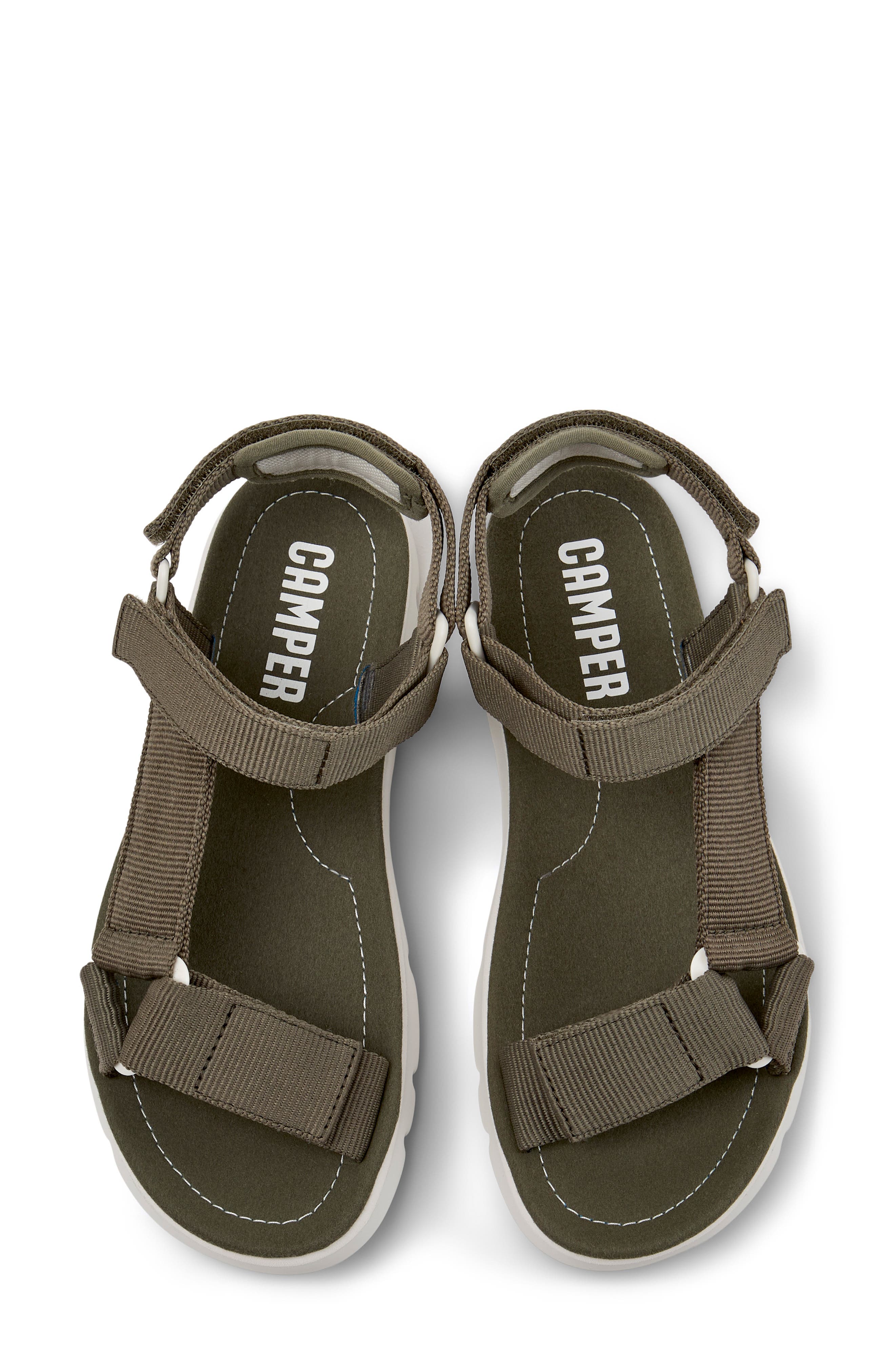 Oruga Sandal, Alternate, color, MEDIUM GREEN