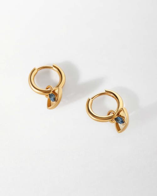 Edge Of Ember Evil Eye Huggie Earrings