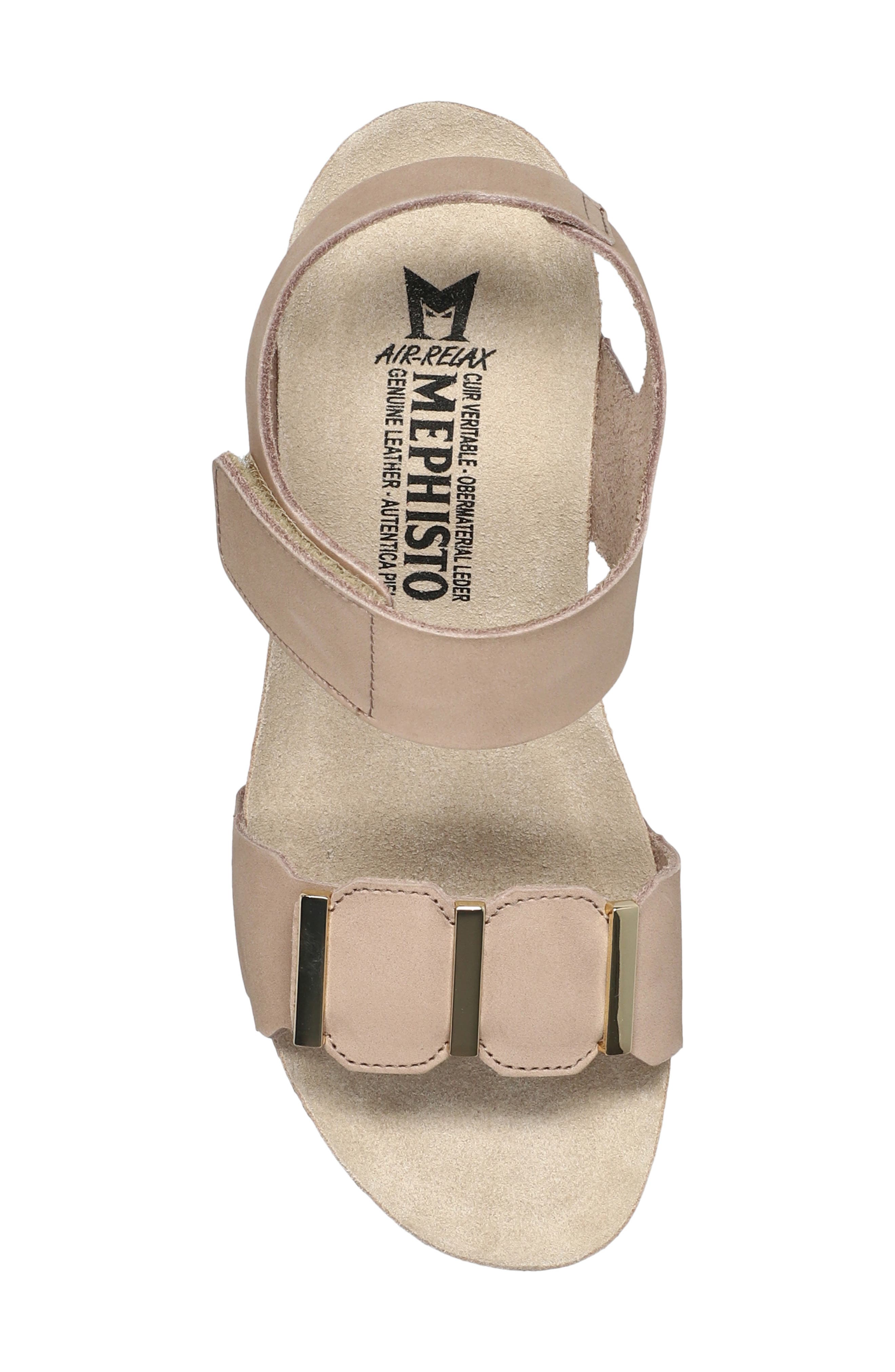 Leonore Ankle Strap Sandal, Alternate, color, TAUPE