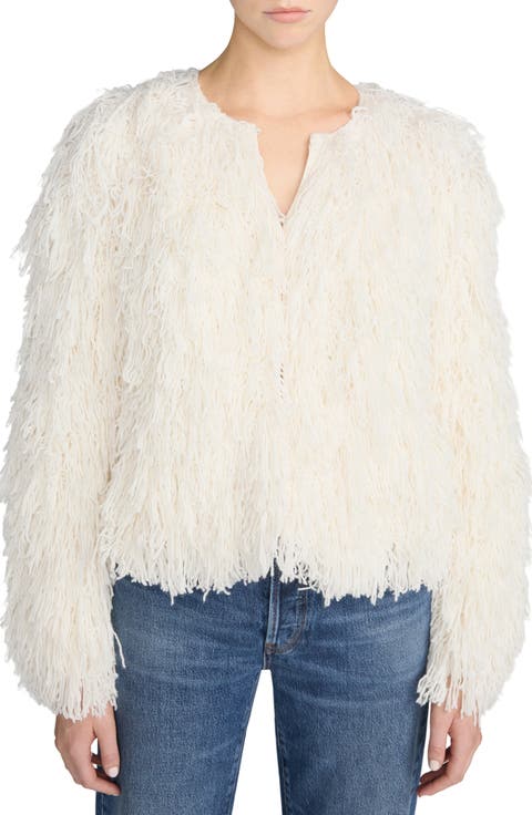 The Fringe Sweater Jacket