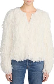 FRAME The Fringe Sweater Jacket