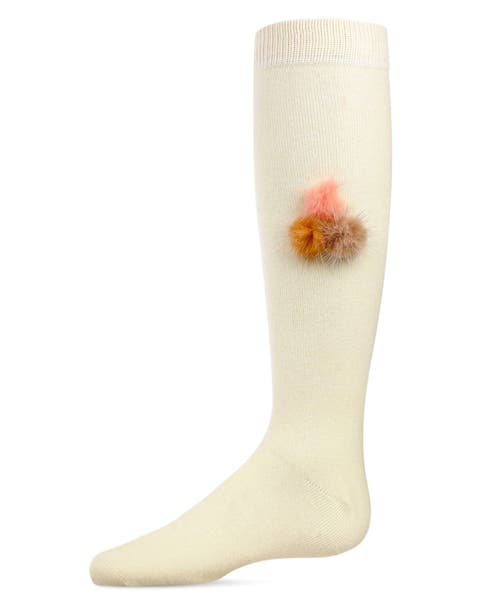 Fuzzy and Fun Pom-Pom Knee Socks (Little Kid & Big Kid)