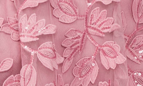 Helsi Florence Strapless Lace Applique Midi Dress In Orchid