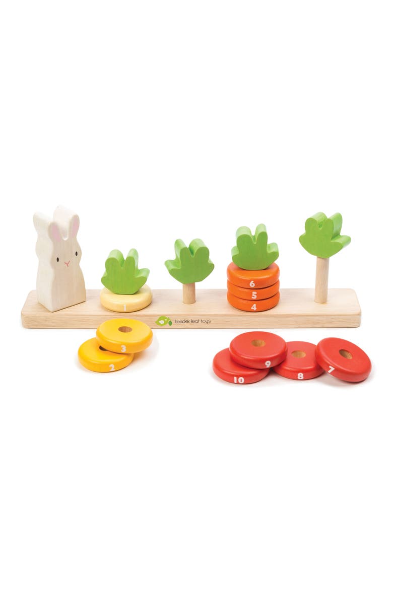 Counting Carrots Toy, Alternate, color, ORANGE