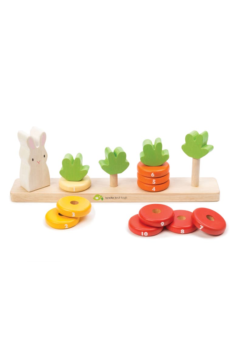 Tender Leaf Toys Counting Carrots Toy, Alternate, color, Orange