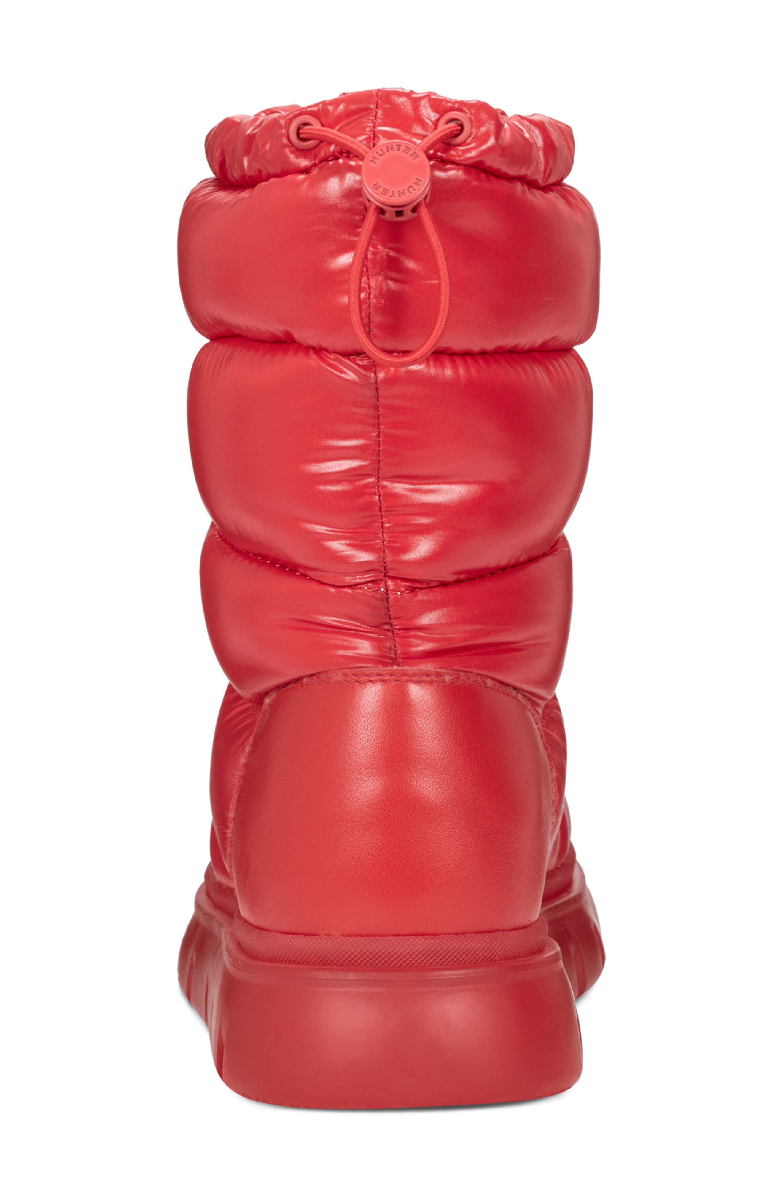 Hunter Maribel Insulated Waterproof Snow Bootie, Alternate, color, Red