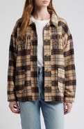 Thread & Supply Fringe Plaid Shacket