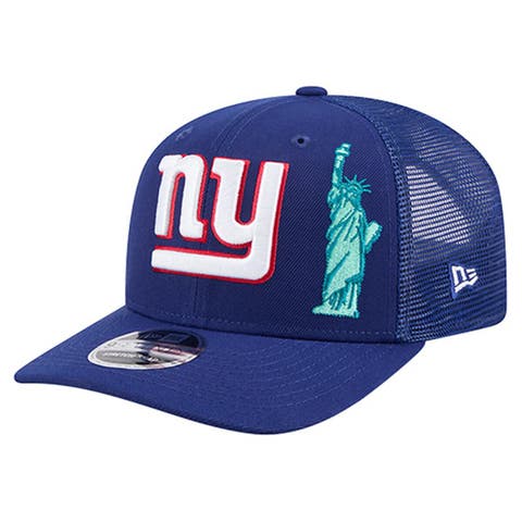Men's New Era Royal New York Giants Liberty 9SEVENTY Adjustable Trucker Hat