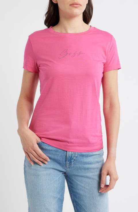 Esogo Crystal Logo Cotton Top