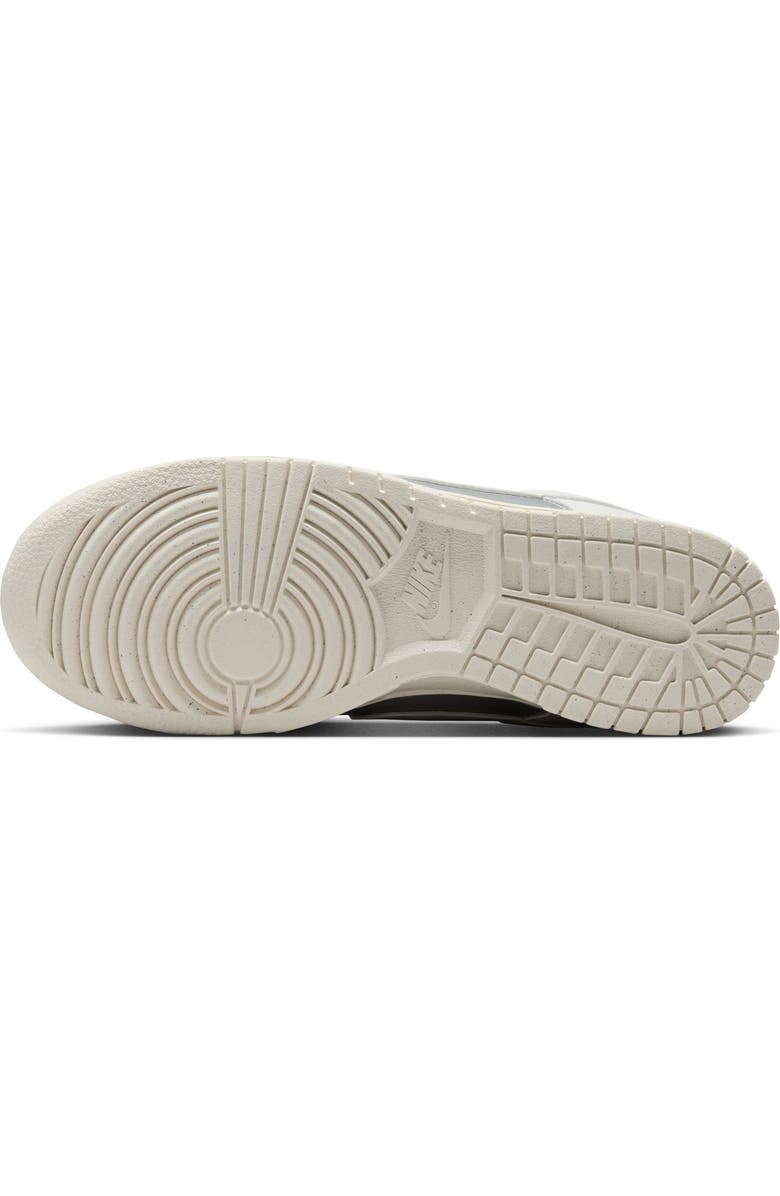 Nike Dunk Low Next Nature Sneaker, Alternate, color, 001 Metplt/Smtwht