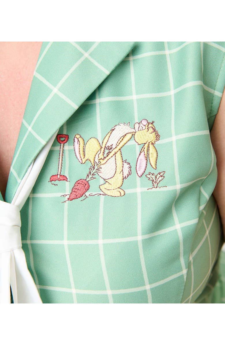 Unique Vintage Plus Size 1950s Edith Swing Dress, Alternate, color, Mint Plaid