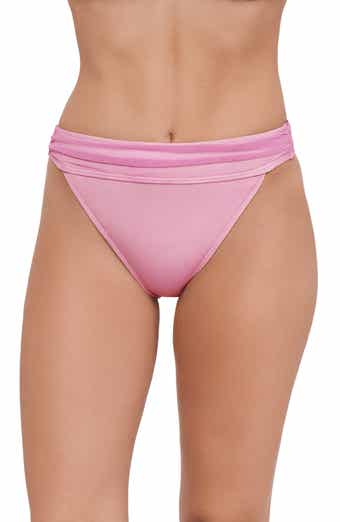 Shirred Hipster Bikini Bottoms