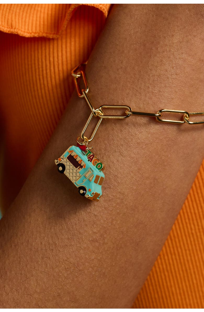 Alex and Ani Taco Truck Toggle Bracelet, Alternate, color, Gold