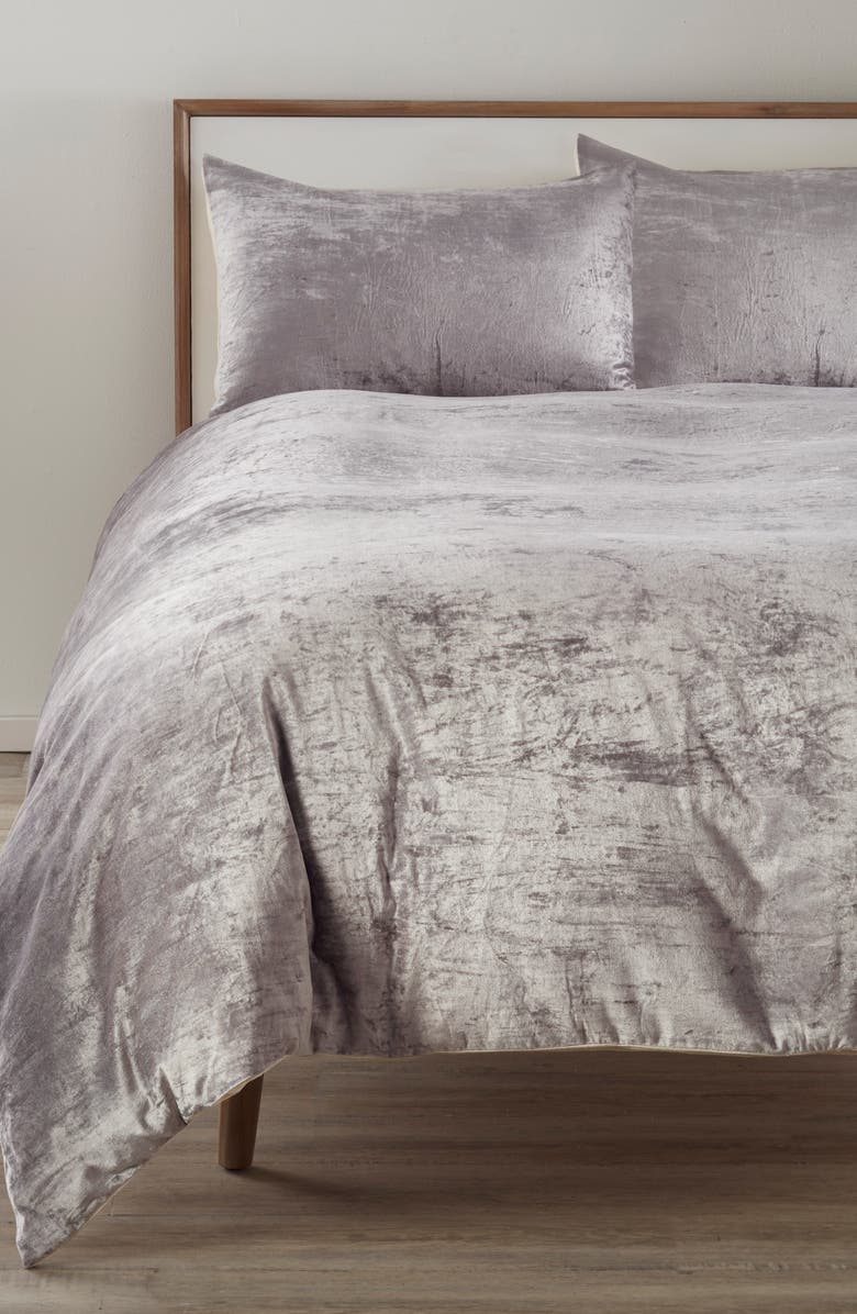 NORDSTROM AT HOME Shimmer Velvet Duvet Cover, Main, color,