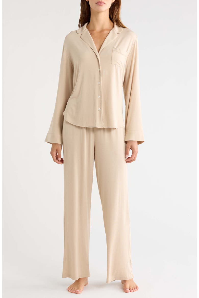 Loungewear Two-Piece Pajama Set, Main, color, LIONNE