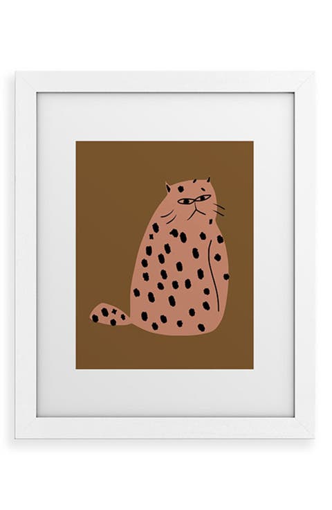 Grumpy the Cat Framed Art Print