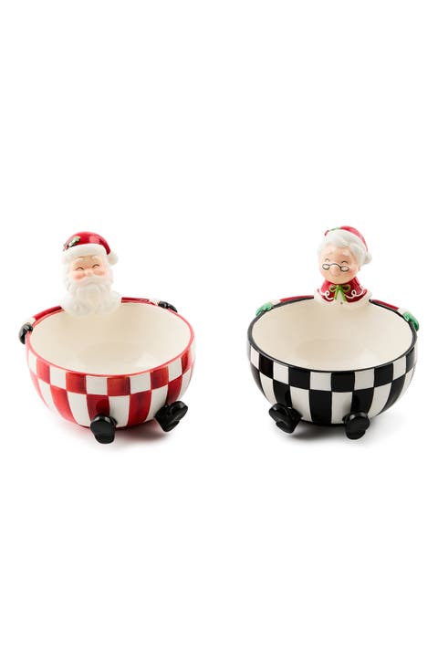 Check It Out Set of 2 Snack Bowls