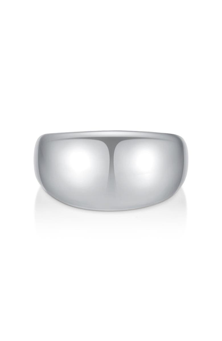 Mantra I Am Powerful - Dome Ring, Main, color, Silver
