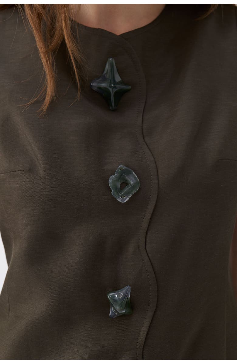 Nocturne Seashell Accessorized Mini Dress, Alternate, color, 