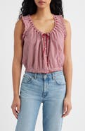 DÔEN Traveler Organic Cotton Gingham Top