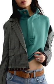 Free People Timeless Snap Placket Pullover