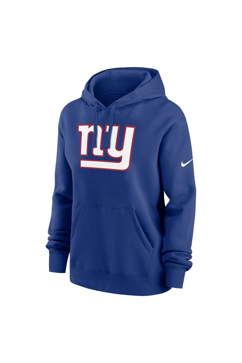 Women's Nike Royal New York Giants Club Fleece Hoodie, Alternate, color, Royal