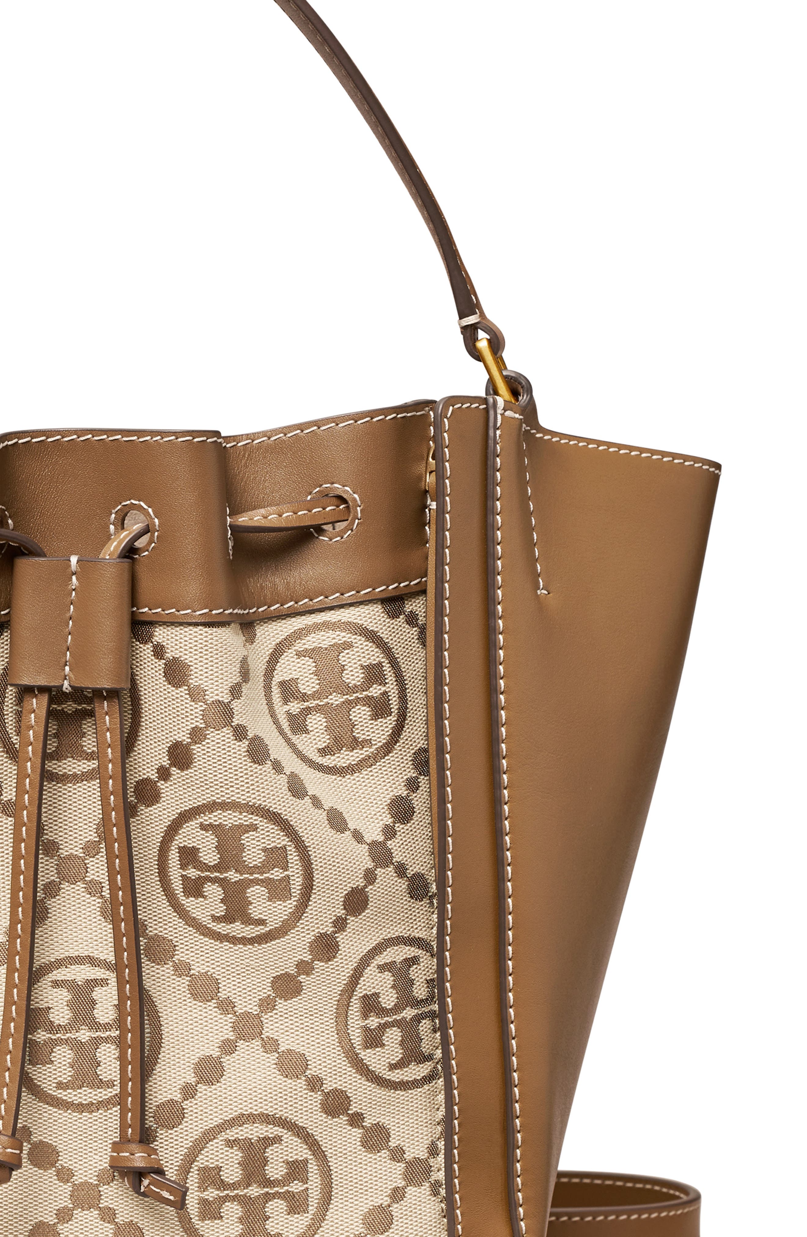 T Monogram McGraw Dragonfly Satchel, Alternate, color, ZDNU/HAZELNUT