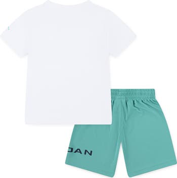 Kids' MJ Baseline Jersey T-Shirt & Mesh Shorts Set