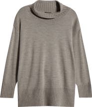 Eileen Fisher Square Armhole Turtleneck Sweater