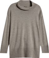 Eileen Fisher Square Armhole Turtleneck Sweater