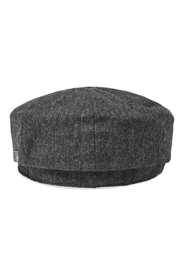 Brood Wool Blend Driving Cap, Alternate, color, BLACK/ GREY