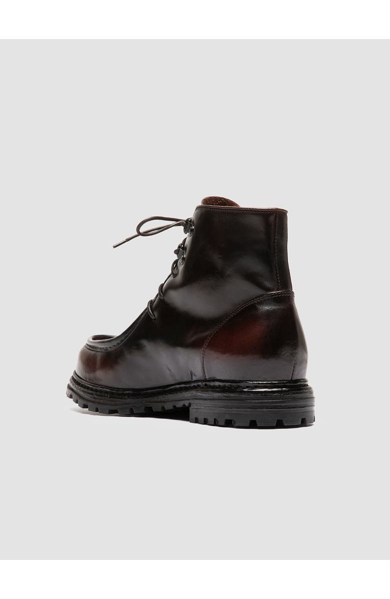 Officine Creative Volcov 010 Leather Lace-Up Boots, Alternate, color, Burgundy
