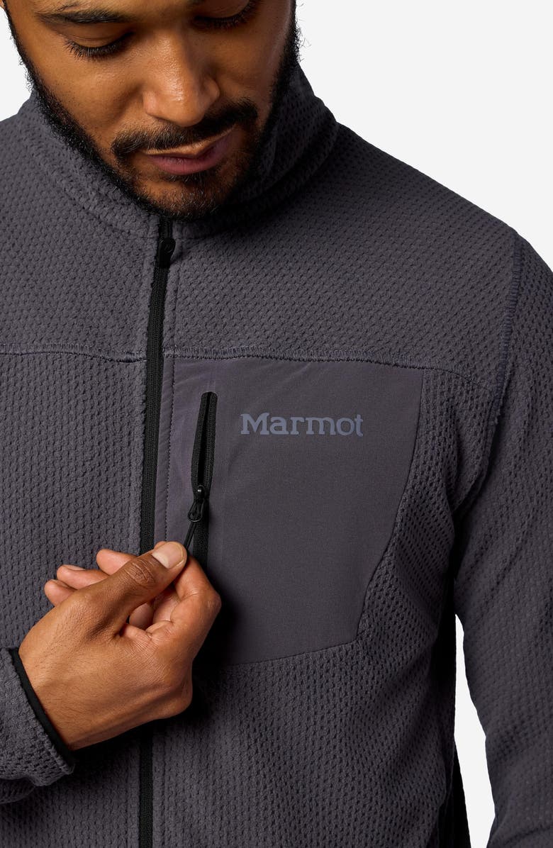 Marmot AirFleece Jacket, Alternate, color, Blackened