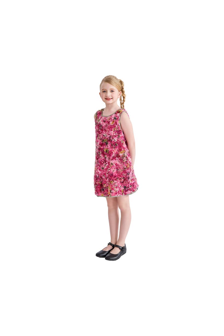 Sylvie Floral Textured Dress, Alternate, color, Pink