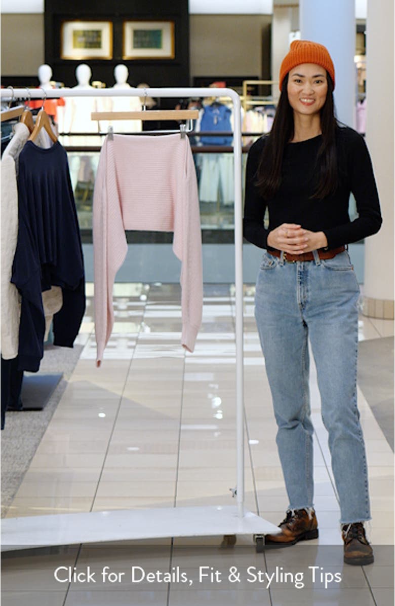 Ready for Barre Relaxed Cotton & Wool Shrug, sales video thumbnail