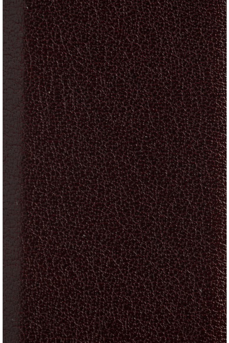 LA 76 Calfskin Leather Belt, Alternate, color, HOT WINE
