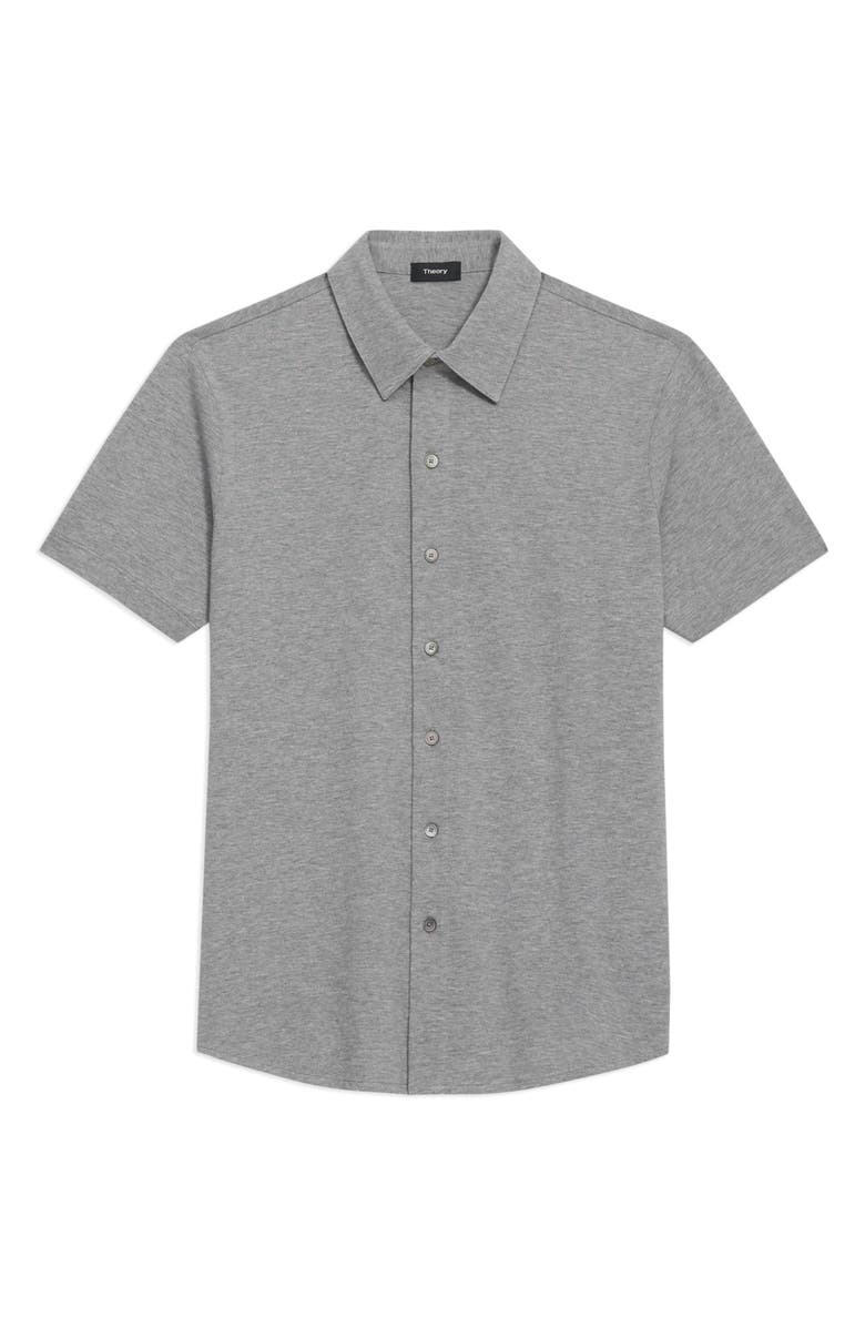 Theory Fairway Short Sleeve Button-Up Shirt, Alternate, color, 
