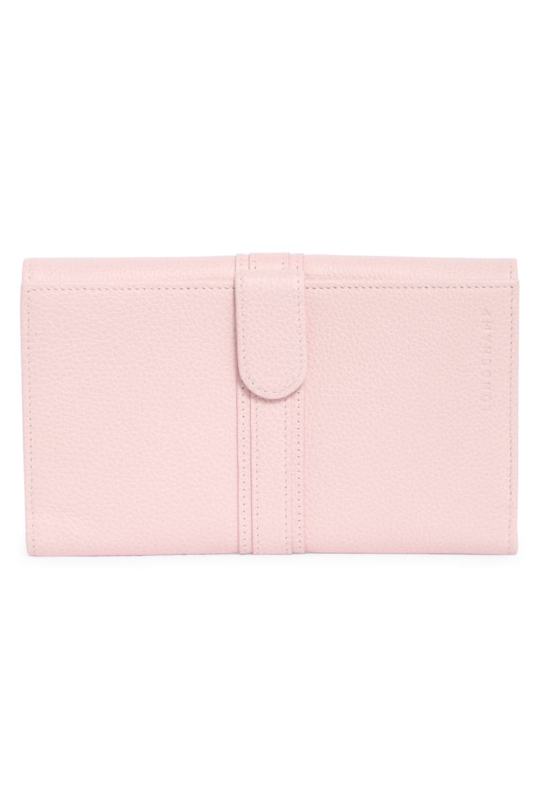Leather Checkbook Wallet, Alternate, color, POWDER