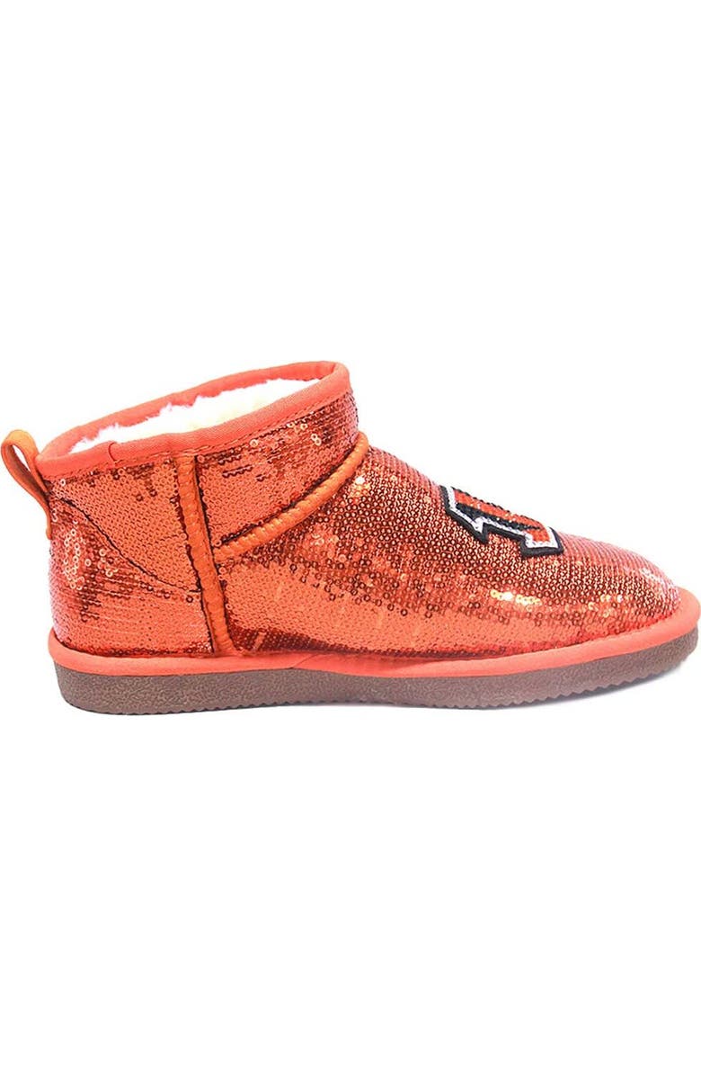 CUCE Women's Cuce Orange Cincinnati Bengals Sequin Ankle Boots, Alternate, color,