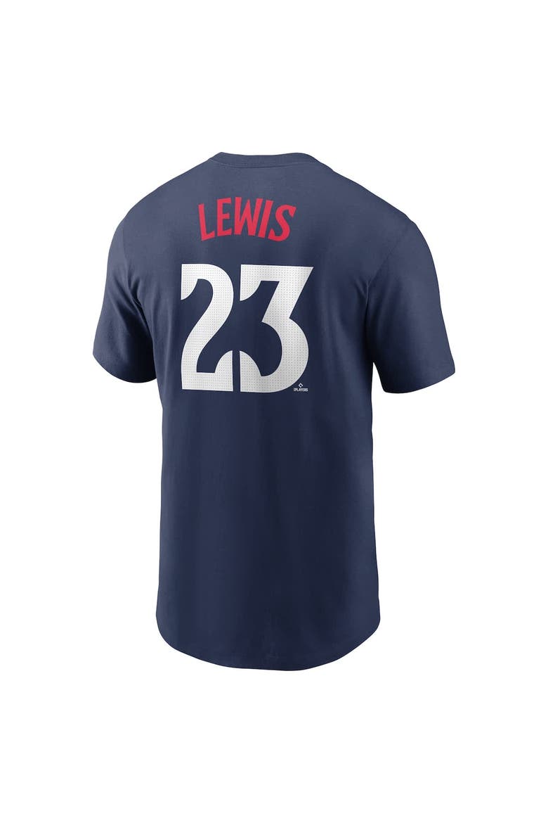 Men's Nike Royce Lewis Navy Minnesota Twins Fuse Name & Number T-Shirt, Alternate, color, Navy