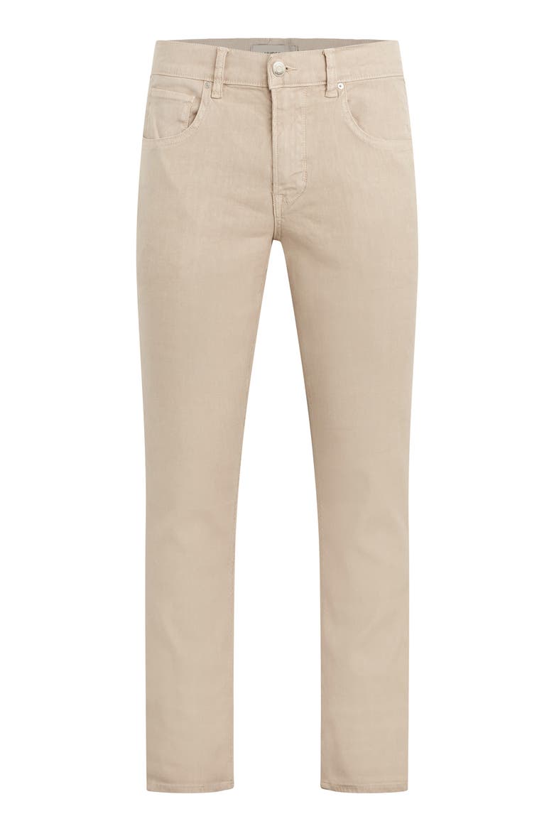 Blake Slim Straight Leg Stretch Linen Blend Five Pocket Pants, Alternate, color, TUFFET