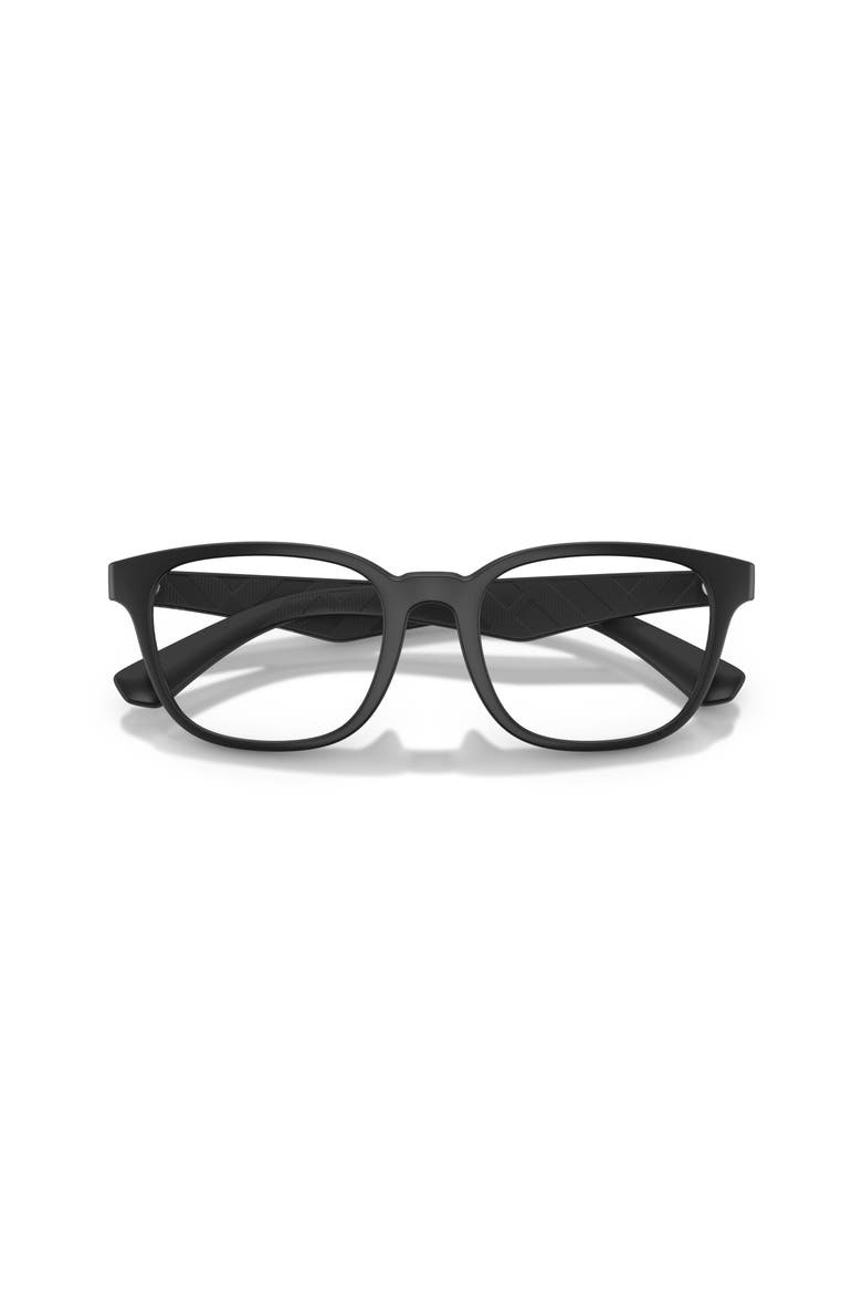 52mm Square optical glasses, Alternate, color, Black