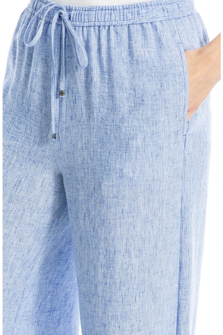 Crinkled Drawstring Waist Pants, Alternate, color, CHAMBRAY