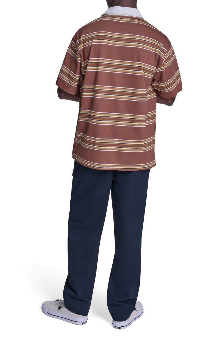 Converse Cons Stripe Polo, Alternate, color, Unearthed Multi
